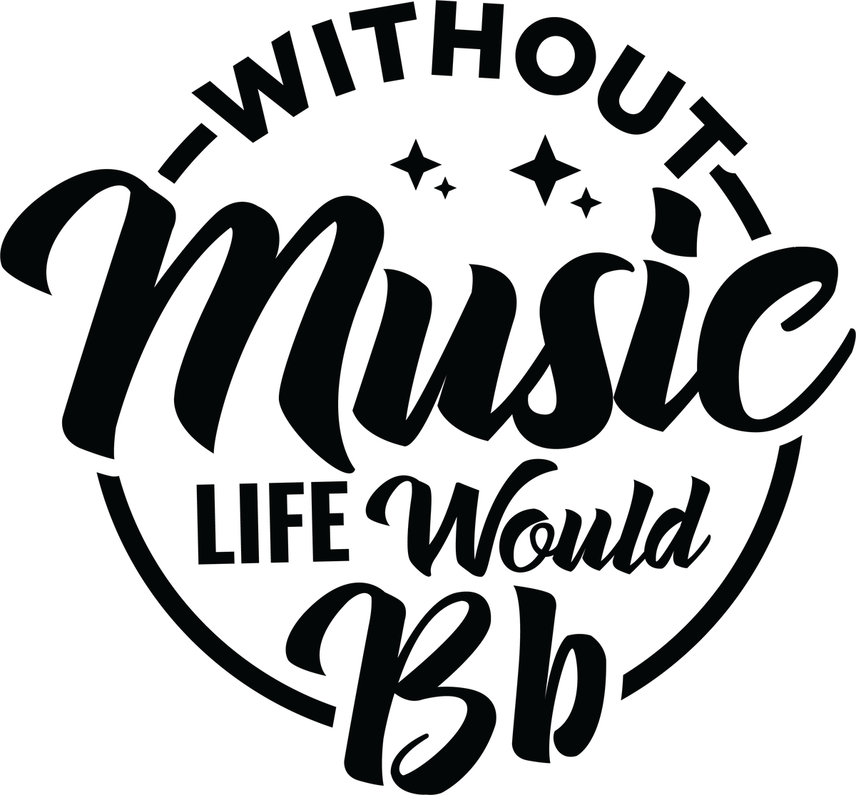 Without Music Life Would B Flat