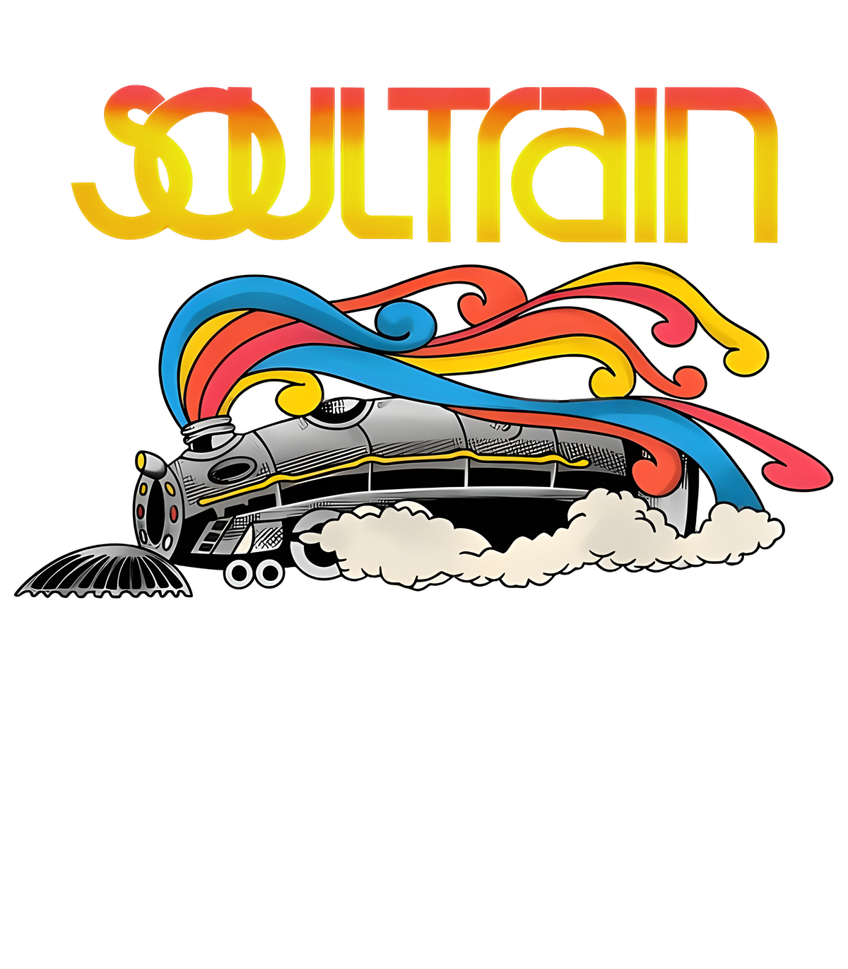 Retro Soulrain Train Rainbow Design