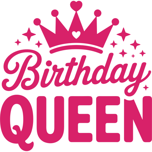 Birthday Queen Crown Design