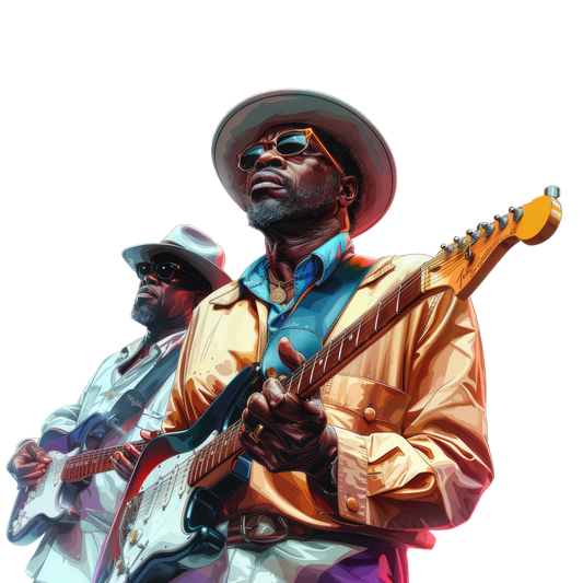 Blues Musicians Digital Art